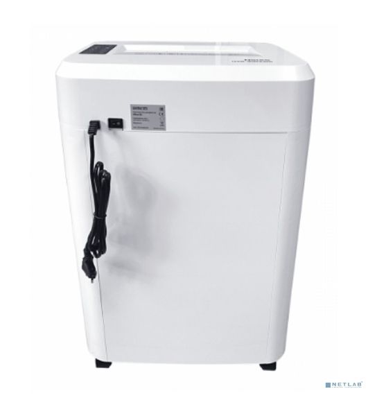Шредер Office Kit S210N 3,9x38 белый (секр.P-4) фрагменты 16лист. 35лтр. скрепки скобы пл.карты CD