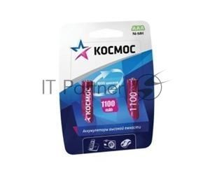 Аккумулятор Космос KOCR03NIMH(1100MAH)R03 NiMn 1100мА·ч (блист.2шт.) Цена за 1шт