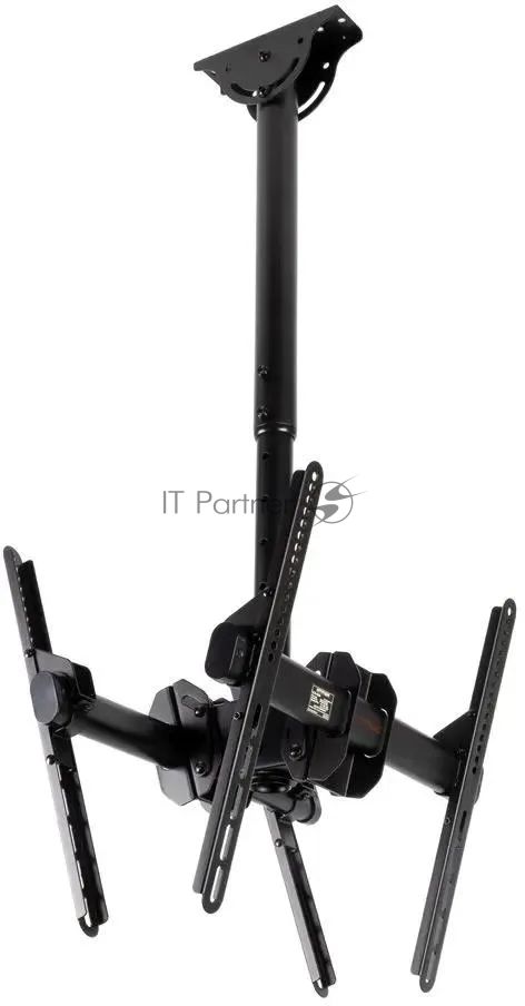 Кронштейн для телевизора Arm Media LCD-1850 черный, 26"-65" макс. 90 кг, потолочный, поворот и наклон