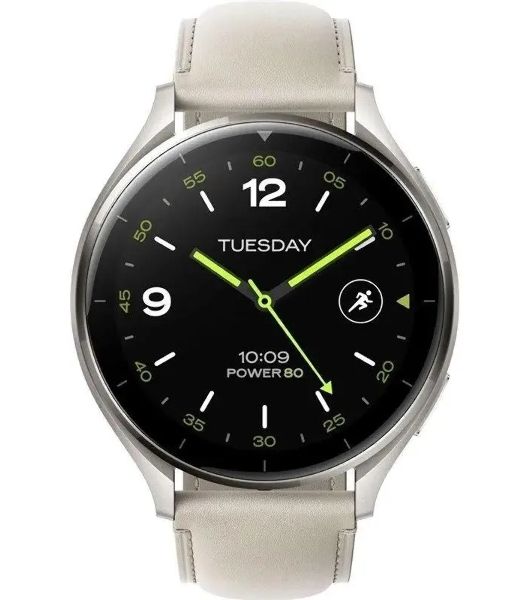 Умные часы Xiaomi Watch 2, 1.43" AMOLED, Bluetooth, 5ATM, белый / серый