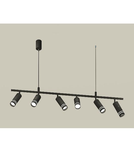 Светильник Ambrella light XB9006150/6 SBK/FR черный песок/белый матовый MR16 GU5.3 (С9006, С6302, A2061, N6236)
