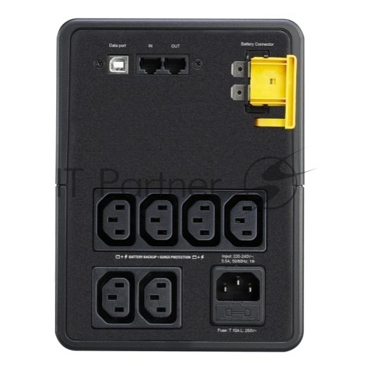 Источник бесперебойного питания APC Back-UPS BX1200MI / 1200ВА / 650Вт / 4 х CEE 7 (евророзетка)
