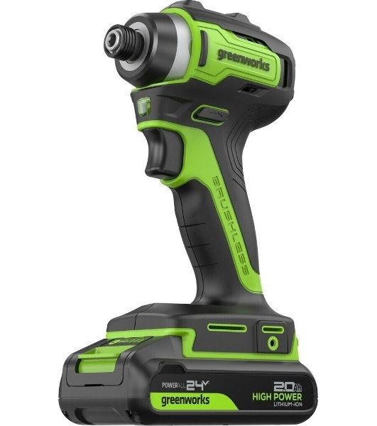 Винтоверт Greenworks ID3170 аккум. патрон:шестигр.1/4" (3804907CUA)