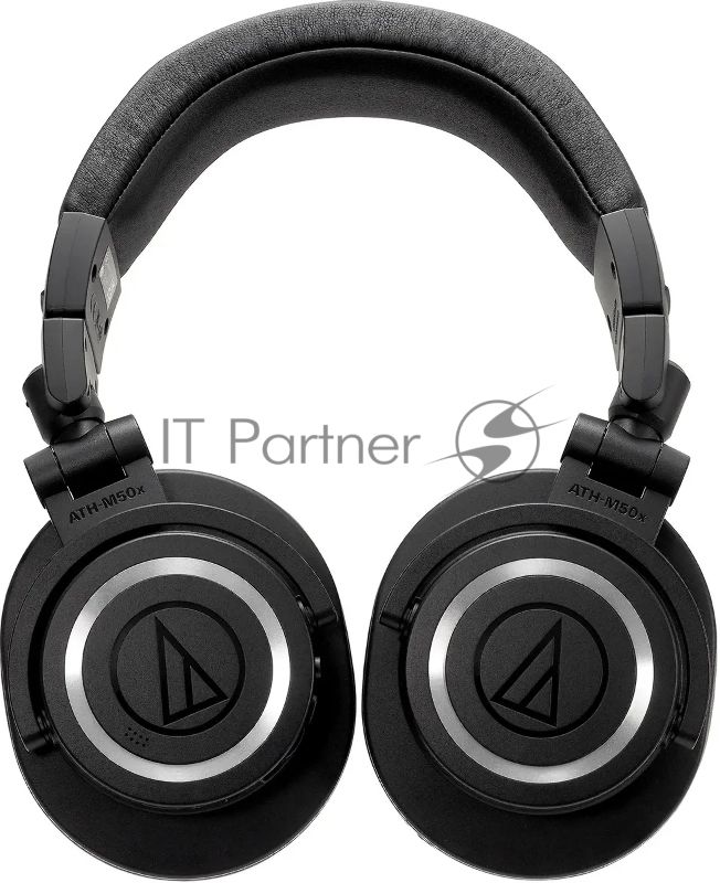 Беспроводные/проводные наушники Audio-Technica ATH-M50xBT2 черный, полноразмерные, Bluetooth + проводной, до 50 ч