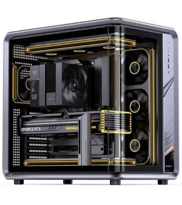 Корпус Jonsbo Jonsplus BO400CG, Midi-Tower, серый