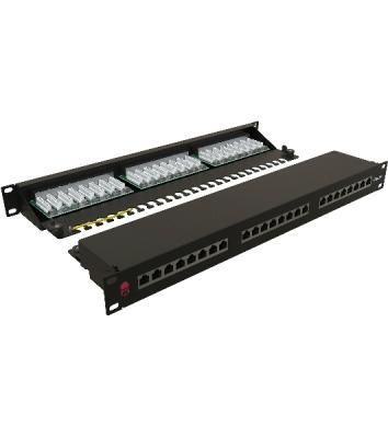 Патч-панель Sysmatrix PP 1901U.S245ES.N 19" 1U 24xRJ45 кат.5E FTP