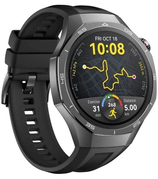Умные часы Huawei Watch GT 5 Pro VLI-B29, 1.43" AMOLED, Bluetooth, NFC, GPS, IP69K, черный