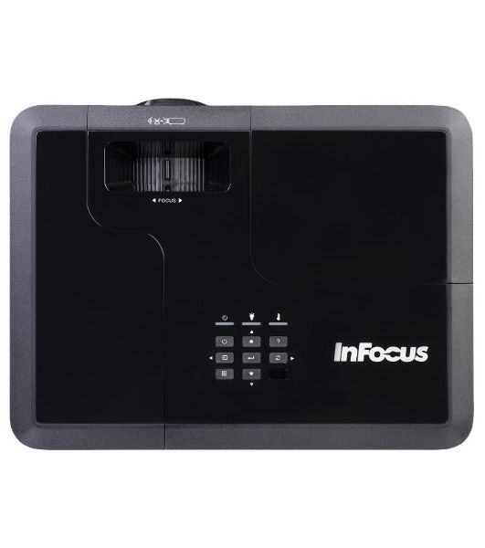 Проектор INFOCUS IN136ST DLP, 4000 ANSI Lm,WXGA (1280x800), 28500:1, 0.521:1, 3.5мм in,Composite video, VGA, HDMI 1.4a x3 (поддержка 3D), USB-A (для SimpleShare и др.), лампа 15000ч.(ECO mode),3.5мм out, Monitor out(VGA),RS232,RJ45,21дБ, 4,5 кг.