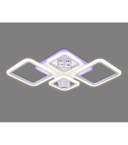 Светильник Ambrella light FA286/4 WH белый 101W 750*490*80 (ПДУ РАДИО 2.4G)