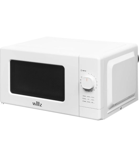 Микроволновая печь WILLZ MOS-2008MW белый, 20 л, 700 Вт, переключатели - поворотный механизм