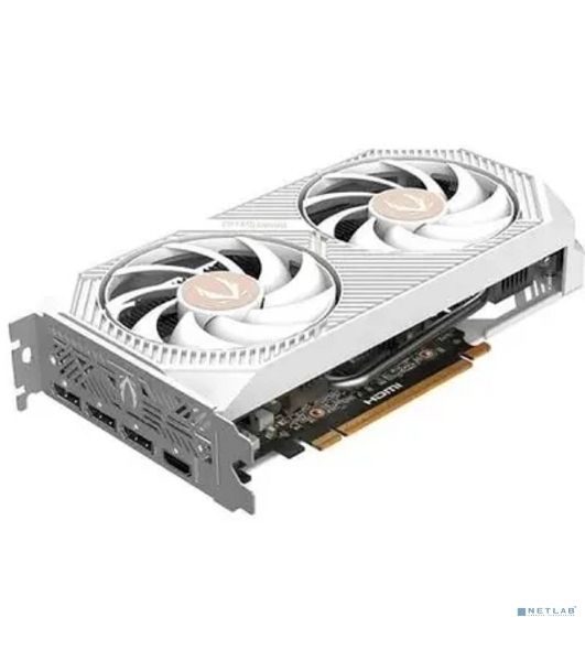 Видеокарта Zotac GAMING GeForce RTX 5050 TWIN EDGE OC WHITE ED, NVIDIA RTX 5050, 8 ГБ GDDR6, 128 бит, PCI-e 5.0, 1xHDMI, 3xDP, 2602 МГц