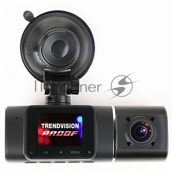 Видеорегистратор TrendVision Proof PRO GPS, 1920x1080, 1.5", с камерой заднего вида, GPS/ГЛОНАСС, G-сенсор, датчик движения