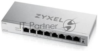 Коммутатор ZYXEL GS1200-8HPV3-EU0101F, 8×1 Гбит/с, 4×PoE+, 68 Вт, управляемый