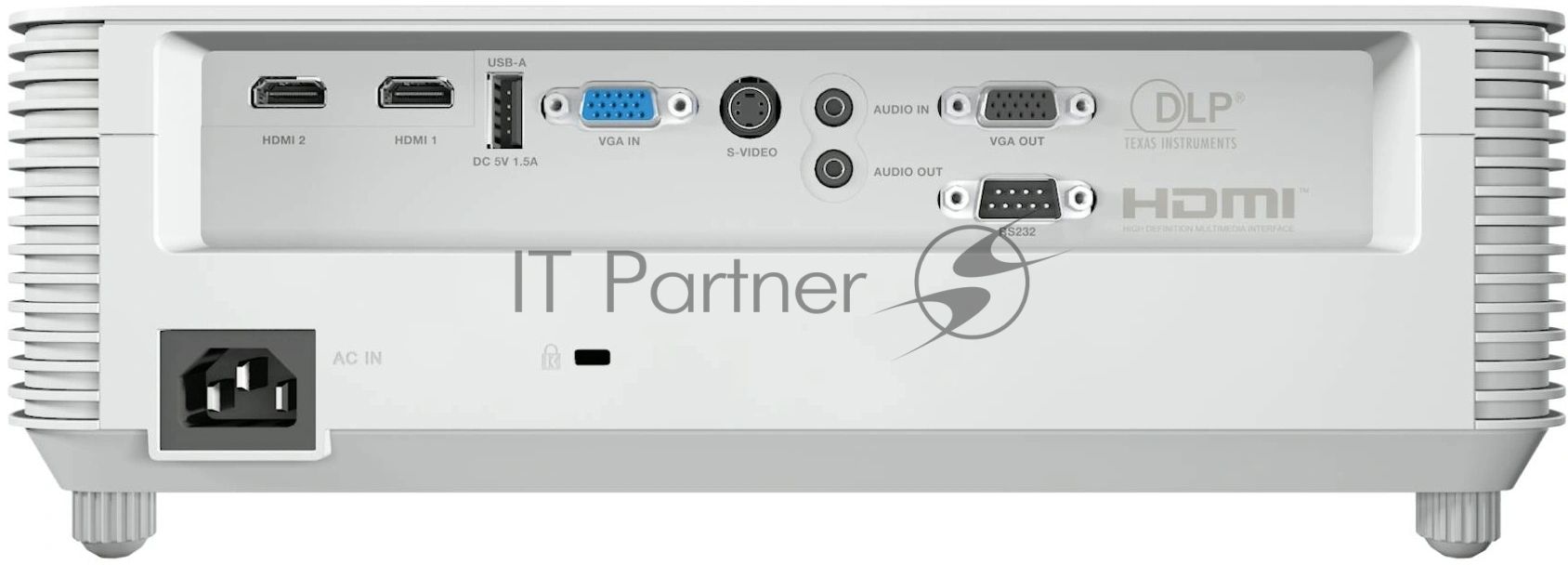 Проектор InFocus IN0026ST DLP, WXGA, 3800 lm, 30 000:1, 0.52:1, 2xHDMI 1.4, VGA in/out, S-Video, 3.5мм in/out, USB-A, RS-232, лампа 15 000ч.(ECO mode), 10W, 27дБ, 2,9 кг, БЕЛЫЙ