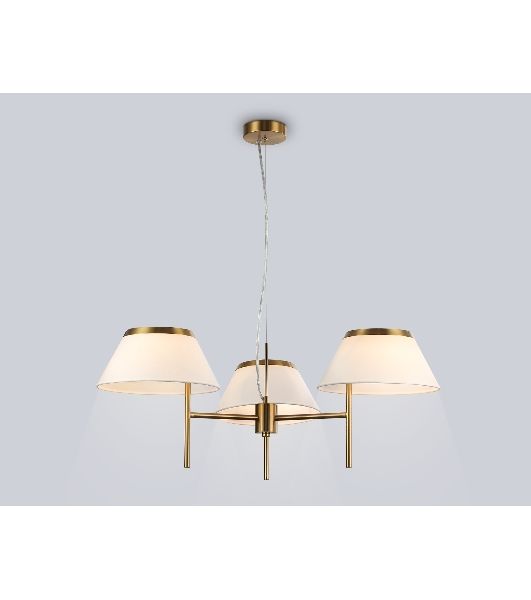 Люстра Ambrella light LH72471/3 BS/WH латунь/белый Е14/3 max 40W D800*290-1080