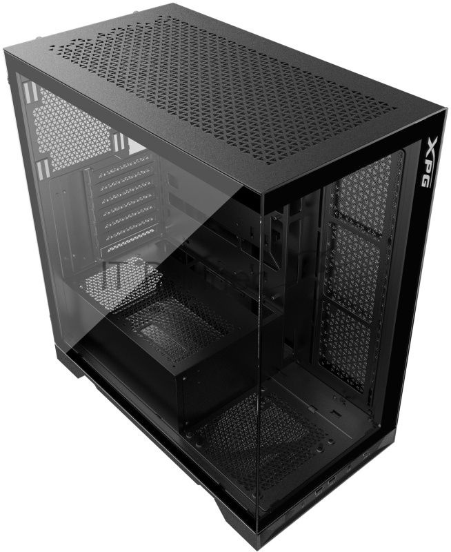Компьютерный корпус XPG INVADER X черный (INVADERXMTWOF-BKCWW) Mid-Tower, Micro-ATX, Mini-ITX, Standard-ATX, USB 3.2 Gen2 Type-A, USB 3.2 Gen2 Type-C