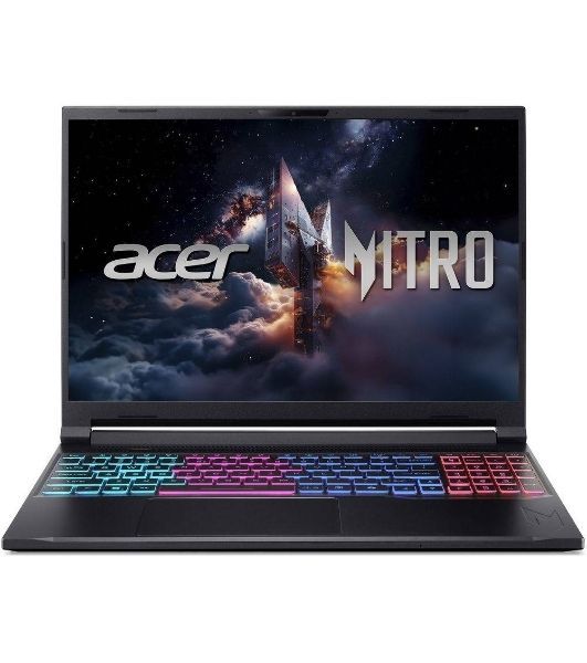 Ноутбук Acer Nitro V 16S ANV16S-71-57UH/16"/IPS/Intel Core 5 210H/16Gb/1Tb SSD/NVIDIA GeForce RTX 5060 8Gb/NoOS/черный/2.1kg