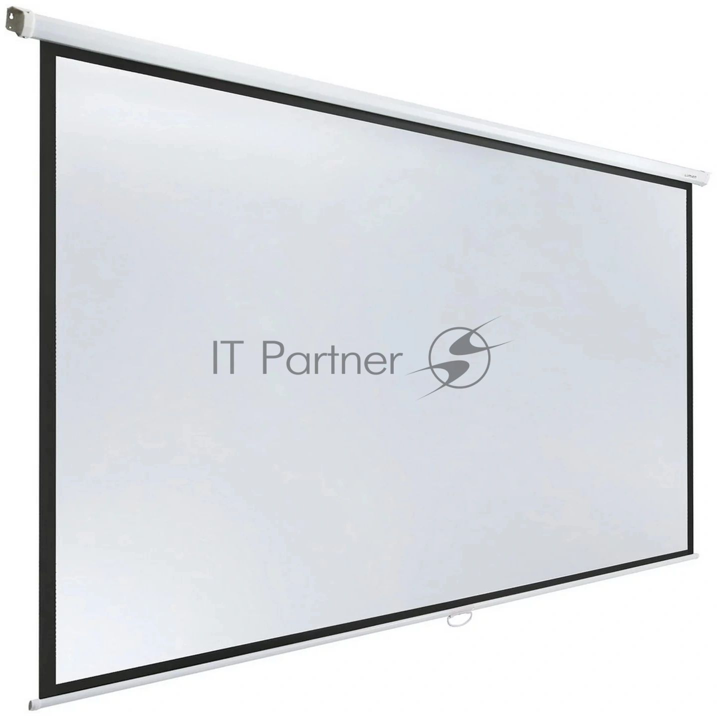 Настенный экран Lumien LEP-100128 Eco Picture 182х271см (рабочая область 149х265 см) (120") Matte White верх.кайма 30 см, восьмигранный корпус, возможность потолочн./настенного крепления, 16:9 (треугольная упаковка)
