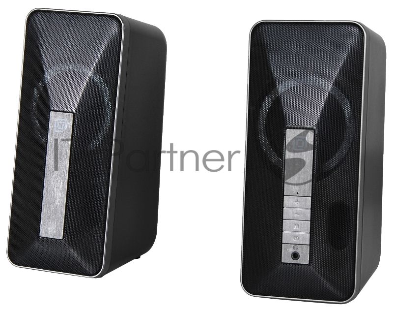 Портативная колонка Oklick OK-130 2.0 черный BT