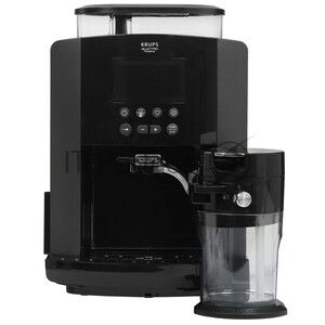 Кофемашина Krups Arabica Latte EA819E10 1450Вт черный/коричневый