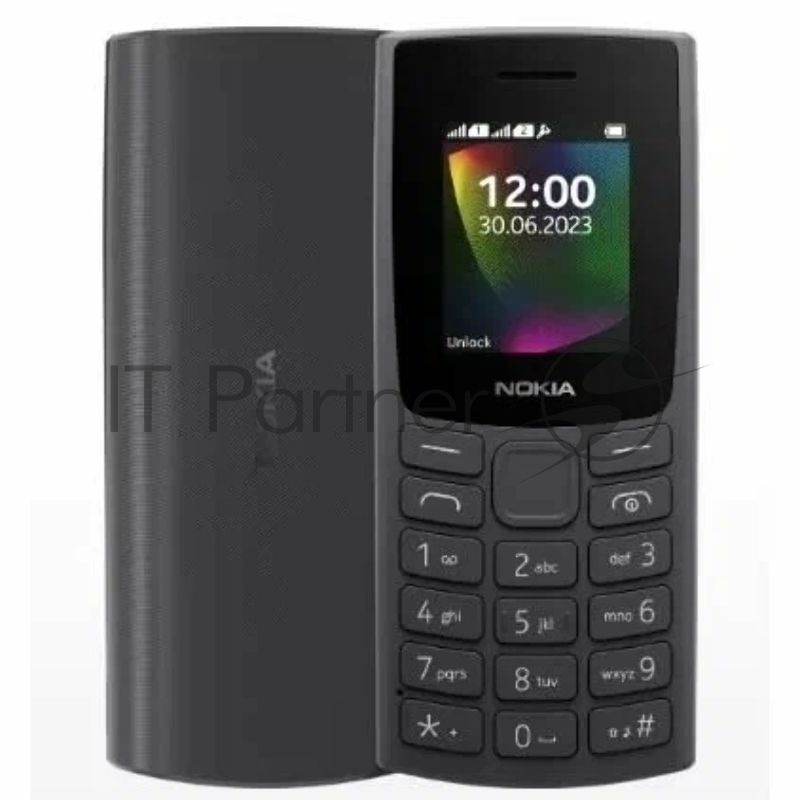 Мобильный телефон Nokia 106 TA-1564 DS CHARCOAL 4/4Mb черный