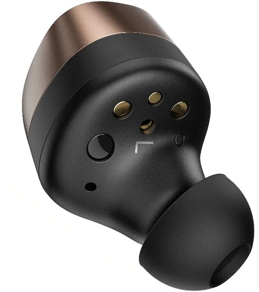 Гарнитура внутриканальные Sennheiser Momentum True Wireless 4 черный/медный беспроводные bluetooth в ушной раковине (700367 MTW4 BLACK COPPER)