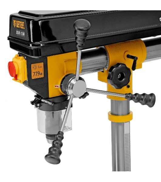 Станок сверлильный радиальный Denzel DDM-550R, 550 Вт, 16 мм, 12 ск., настольный