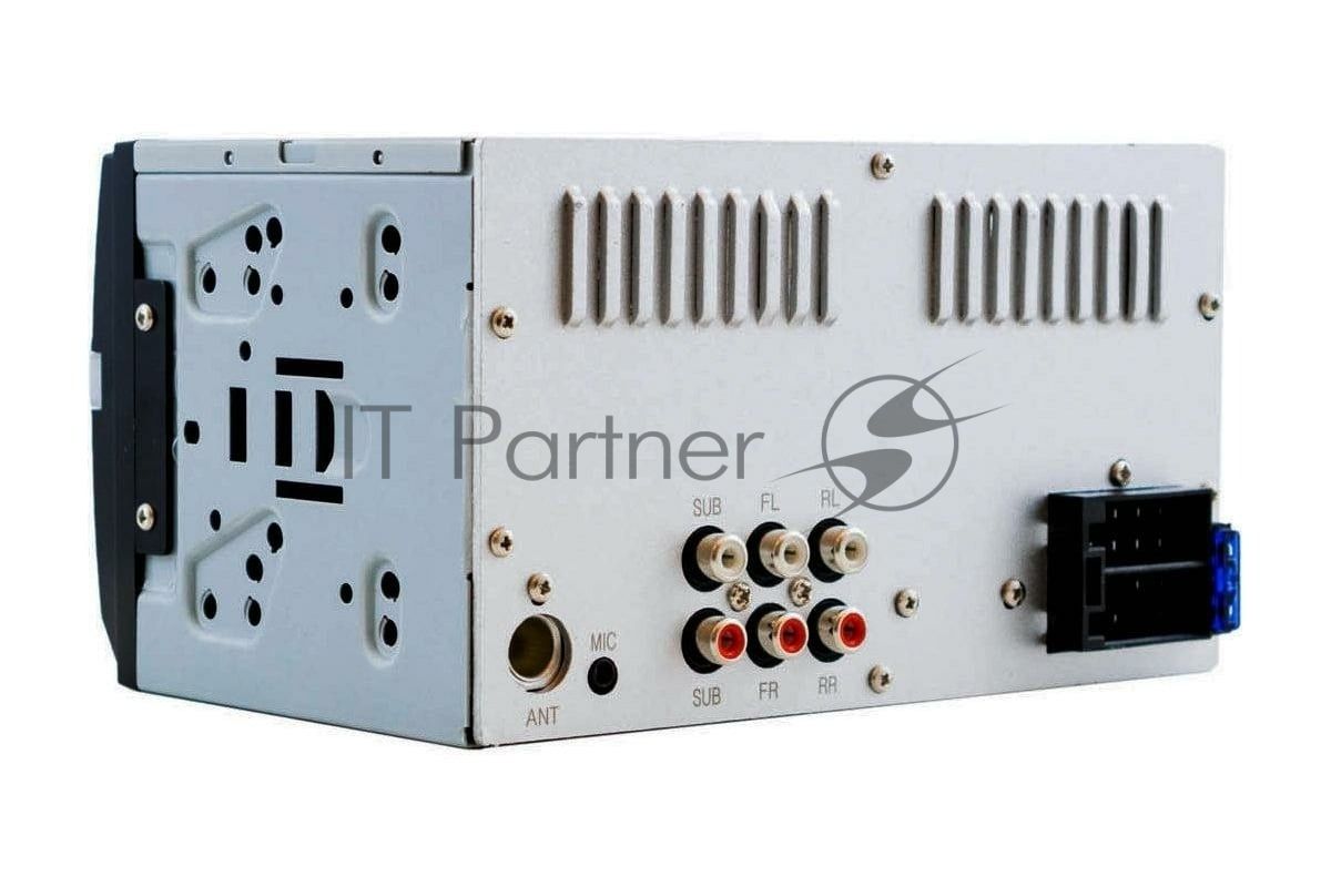 Автомагнитола Prology MPR-100, 2 DIN, Bluetooth, USB Type-A, AUX, пульт ДУ