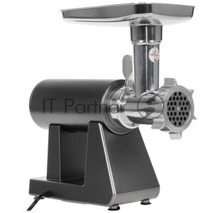 Мясорубка электрическая BBK MG3002 серый, 2500 Вт, 2.5 кг/мин, реверс, защита от перегрузки, металлический лоток, насадки - 7