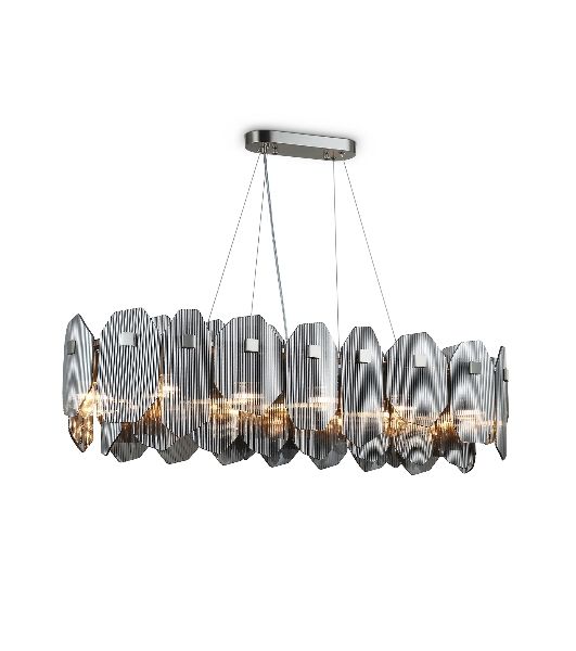 Светильник Ambrella light LH31205/12 SN/SM сатин никель/дымчатый E14*12 max 40W 1000*340*270