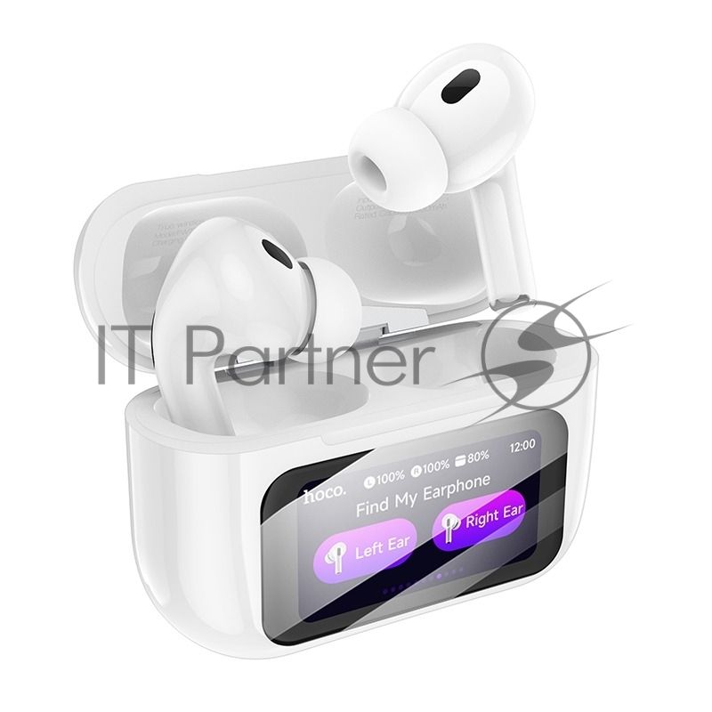 Наушники TWS Hoco EW72 Lite белый, внутриканальные, Bluetooth, до 4 ч.