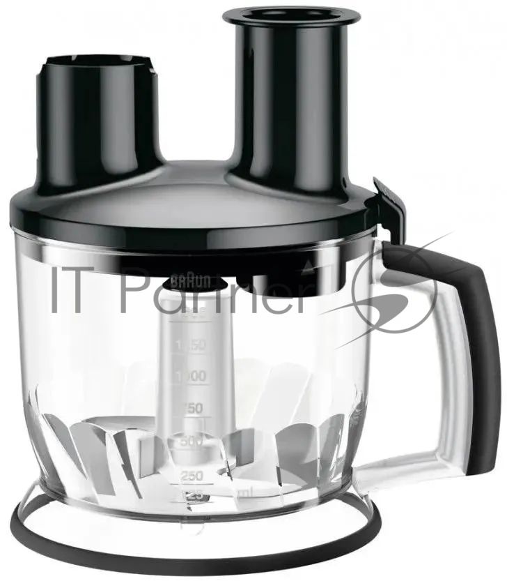 Блендер погружной Braun MQ7087X 850 Вт, черный/серебристый