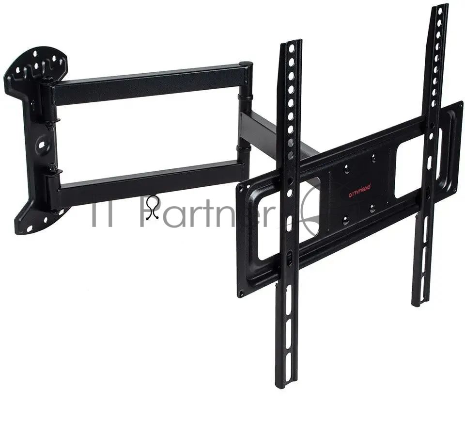 Кронштейн для телевизора Arm Media LCD-415 черный, 24"-55" макс. 35 кг, настенный, поворотно-выдвижной и наклонный