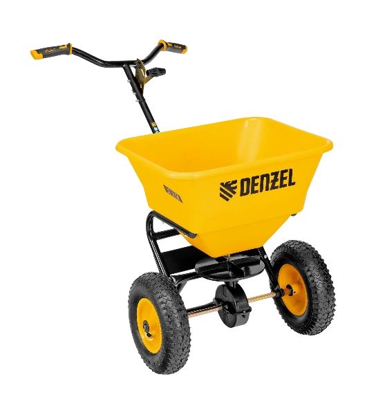 Механическая сеялка на колесах Denzel 45 л