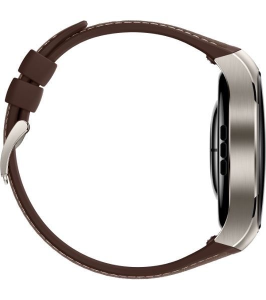 Умные часы Huawei Watch 5 46mm RTS-AL00, 1.5" AMOLED, eSIM, Wi-Fi, Bluetooth 5.2, NFC, WR50, коричневый