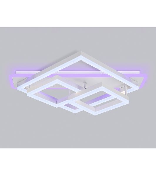 Светильник Ambrella light FA8531 WH белый 132W 3000K-6400K+RGB 630*570*160 (ПДУ РАДИО 2.4G)