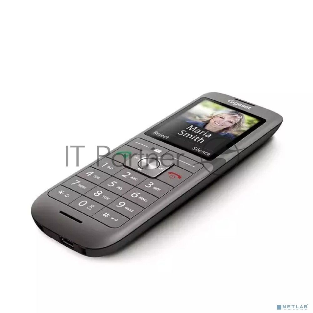 Дополнительная трубка Dect Gigaset CL660HX черный для CL660HX