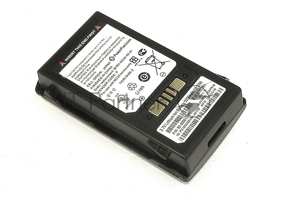 Аккумуляторная батарея для терминала сбора данных Zebra/Motorola Symbol MC3200 MC3300 серий 5200 mAh