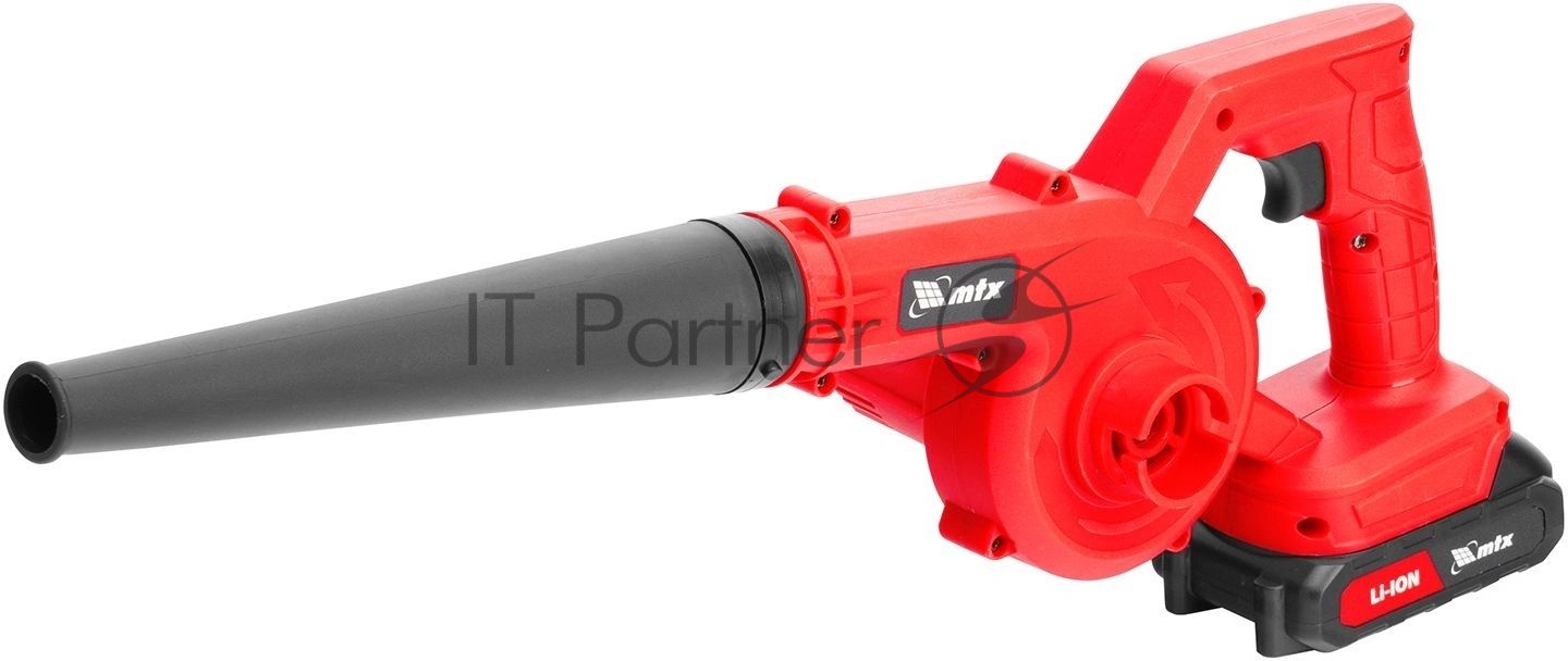 Воздуходувка-пылесос акк. портативная MTX LB-185, 35 м/с, 170 м3/ч, Li-Ion, 20 В