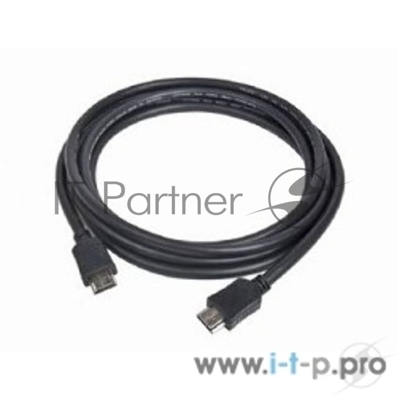 Кабель Cablexpert HDMI CC-HDMI4-15, 19M/19M, v2.0, медь, позол.разъемы, экран, 4.5м, черный, пакет