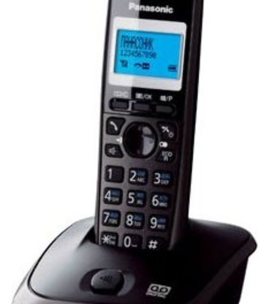 Телефон беспроводной (DECT) Panasonic KX-TG2521RUT (титан) АОН, Caller ID,спикерфон,голосовой АОН,полифония,цифровой автоответчик