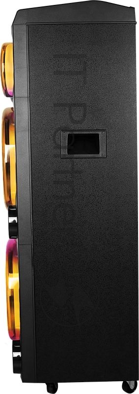 Колонка портативная Ural 23 черный 2000W 1.1 BT/3.5Jack/USB-C 15м 7000mAh (УРАЛ МОЛОТ 23)