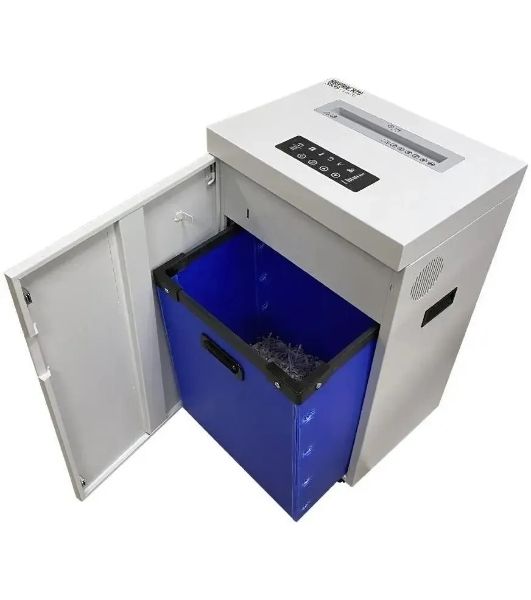 Шредер Office Kit S535 3,8x40 белый (секр.P-4) фрагменты 35лист. 50лтр. скобы пл.карты CD