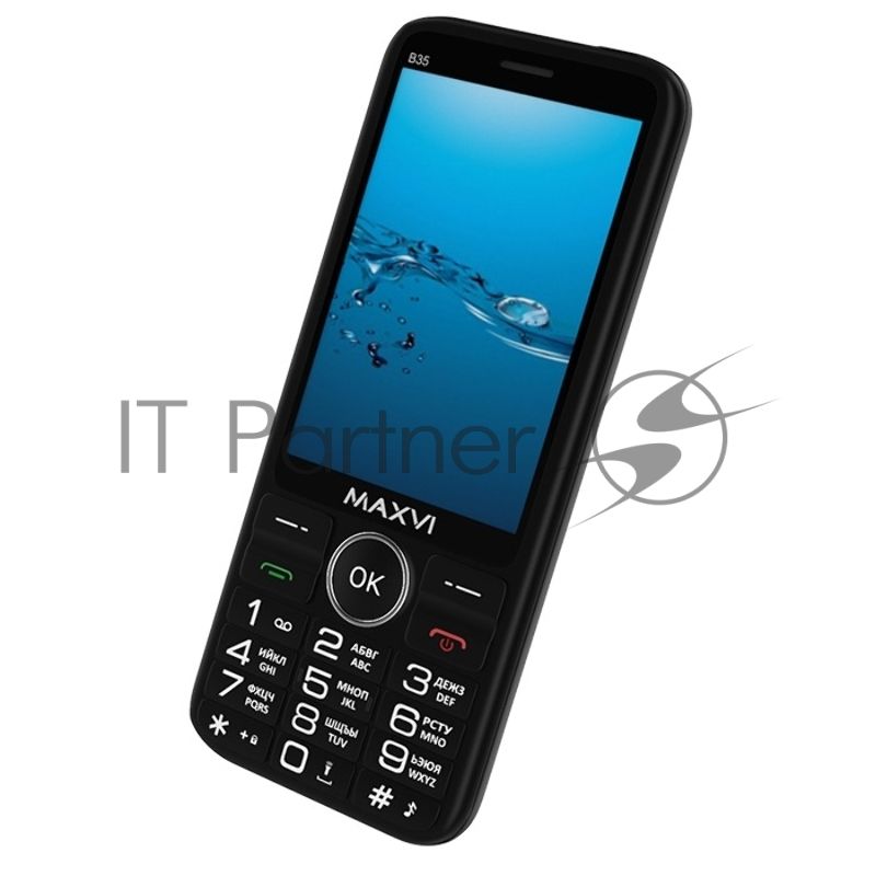 Мобильный телефон Maxvi B35 черный