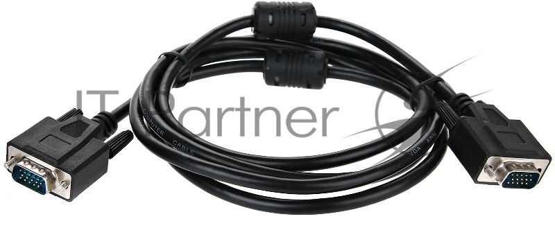 Кабель для монитора VGA (M) -) VGA (M), 1,5 м, TV-COM (QCG341AD-1.8M), ферритовые кольца