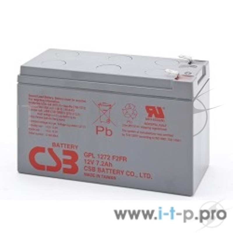 Аккумулятор CSB GPL1272 F2FR (12V 7.2Ah)