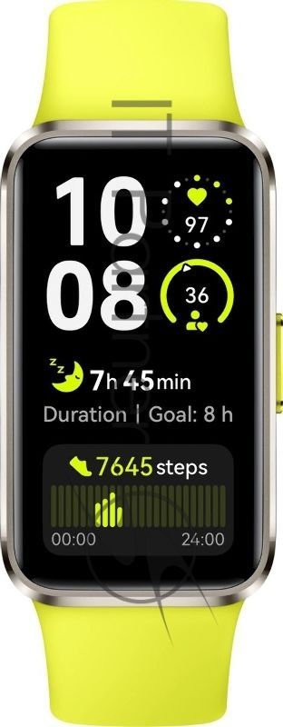 Фитнес-браслет Huawei Band 10 Aluminium NRA-B29 серебристый / зеленый
