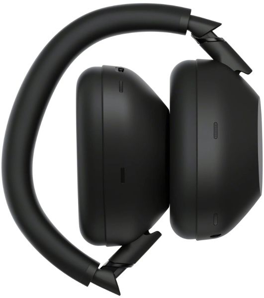 Беспроводные/проводные наушники Sony WH-1000XM6 черный, полноразмерные, Bluetooth + проводной, адаптивное активное шумоподавление, до 40 ч