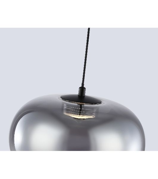 Подвесной светодиодный светильник Ambrella light LH11082 BK/SM черный/дымчатый 4W 3000K D180*130