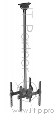 Кронштейн для телевизора Arm Media LCD-1750 черный, 26"-65" макс. 90 кг, потолочный, поворот и наклон